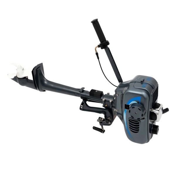 2.5 kW Outboard Engine Tiller Shaft Sailboat Engine Water Cooling System 2 Stroke 3.5 HP Outboard Motor Inflatable Fishing Boat Engine Water Cooling CDI