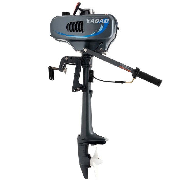 2.5 kW Outboard Engine Tiller Shaft Sailboat Engine Water Cooling System 2 Stroke 3.5 HP Outboard Motor Inflatable Fishing Boat Engine Water Cooling CDI