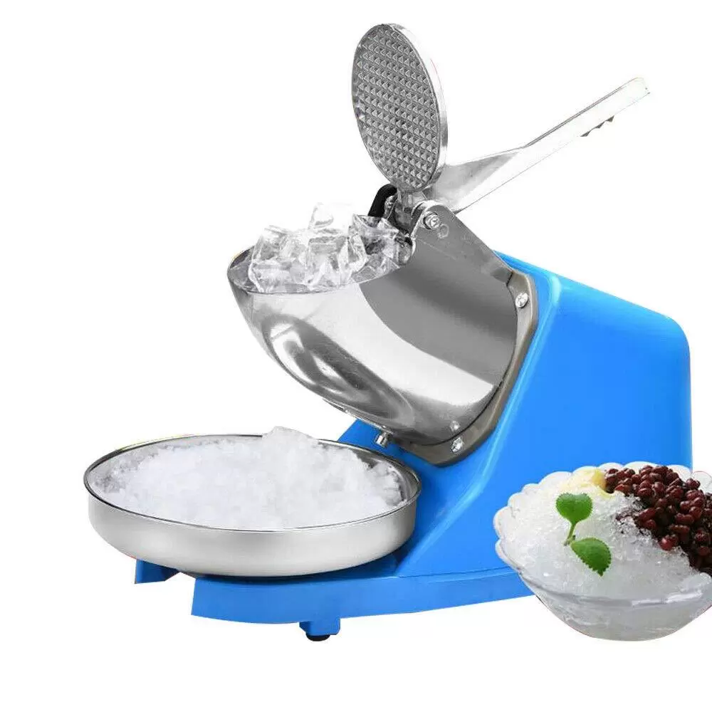 Electric commercial snow machine, ice crusher, crushed ice machine