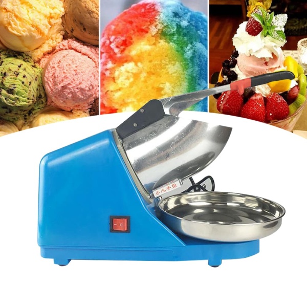 Electric commercial snow machine, ice crusher, crushed ice machine