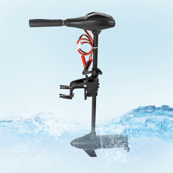 CNCEST 600W 12V 58LBS Electric Motor Boat Motor Trolling Motor Inflatable Boat 58 Pound Electric Outboard Engine Useful Outboard Motor