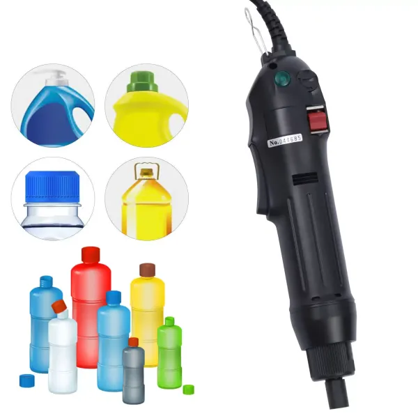 Manual Electric Metal/Plastic Screw Capper for Bottle 80W 220V