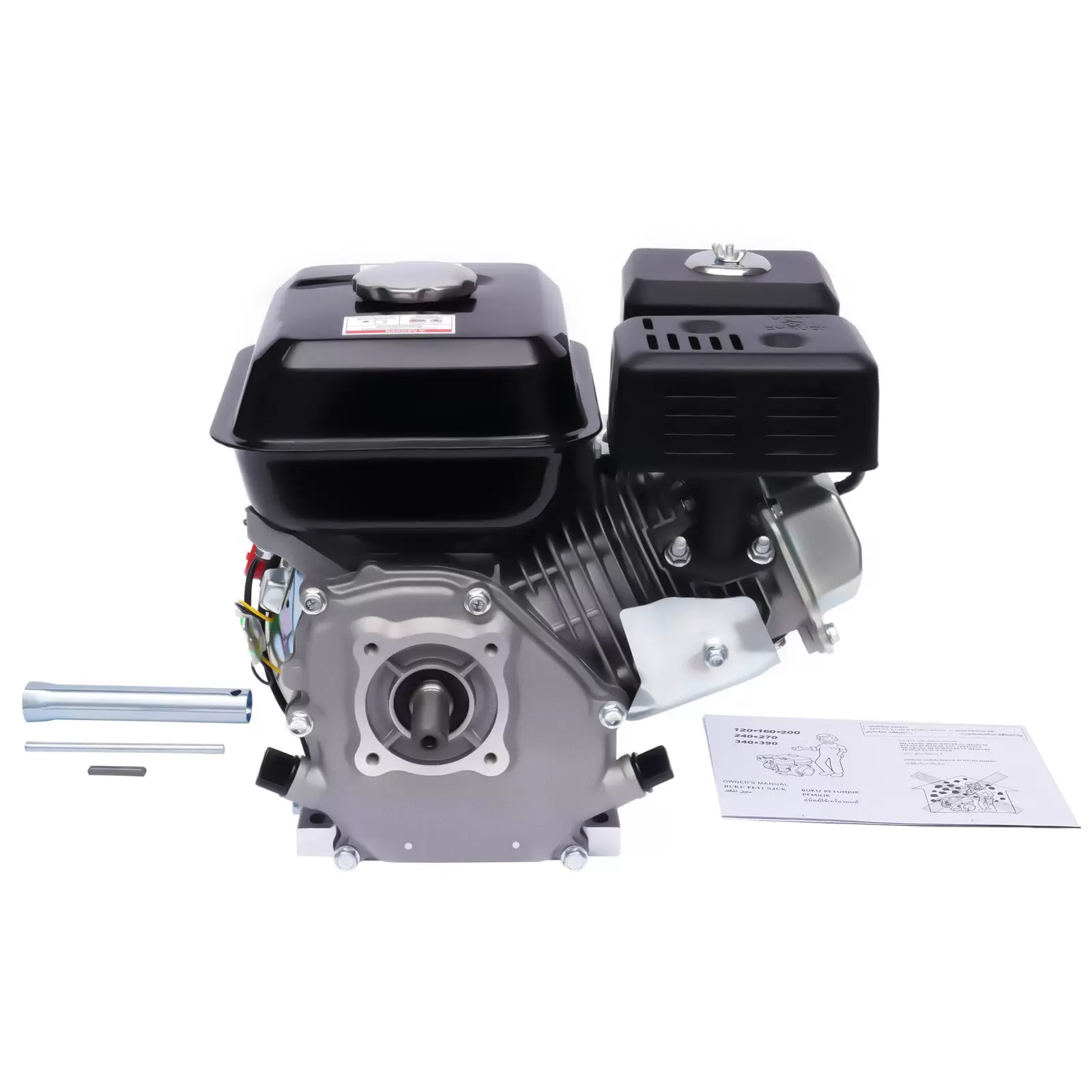 CNCEST Gasoline Engine 7 HP 5.1 KW 4 Stroke Gasoline Engine Go Kart Engine 1 Cylinder Go-Kart Engine