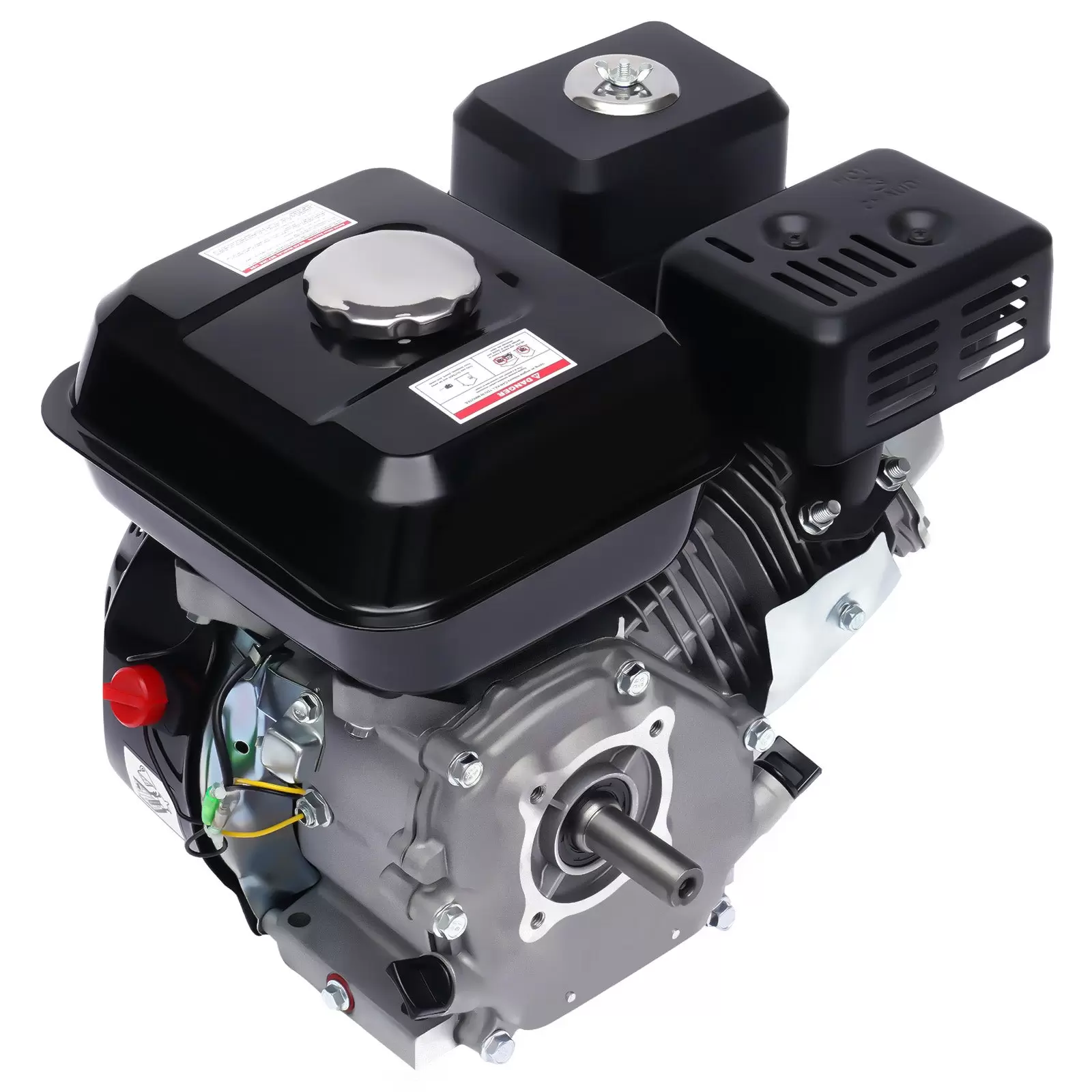 CNCEST Gasoline Engine 7 HP 5.1 KW 4 Stroke Gasoline Engine Go Kart Engine 1 Cylinder Go-Kart Engine