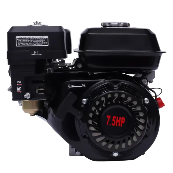 CNCEST Gasoline Engine 7 HP 5.1 KW 4 Stroke Gasoline Engine Go Kart Engine 1 Cylinder Go-Kart Engine