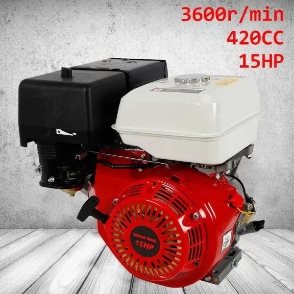 4 Stroke 420CC 9 KW 15 HP Petrol Engine Stationary Motor Kart Engine Drive Motor Replacement Engine Gasoline Engine 15 HP