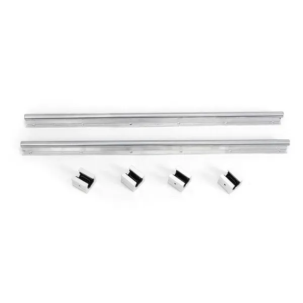 2 SBR20 Sliding Guide Bars - 800 mm - Linear Rail + 4 SBR20UU Bearing Blocks
