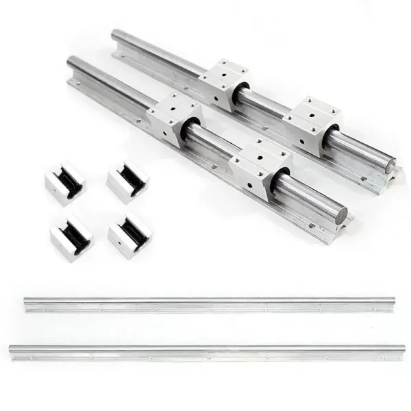Linear Guides Linear Rail With 4 Pcs SBR20UU 1000MM Bearing Blocks 2 Pcs SBR20 Guide Rails For Lathes For Automated Machines Equipments
