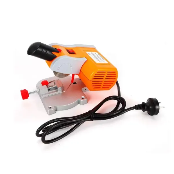 Mini Circular Saw 0° to 45° Adjustable Miter Saw 7800 RPM For Cutting Metal Wood Plastic Acrylic Bamboo Soft Metal Thin Stainless Steel Sheet