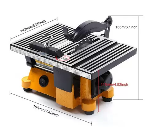 Mini Table Saw Circular Table Saw DIY, Work Table for Wood Metal