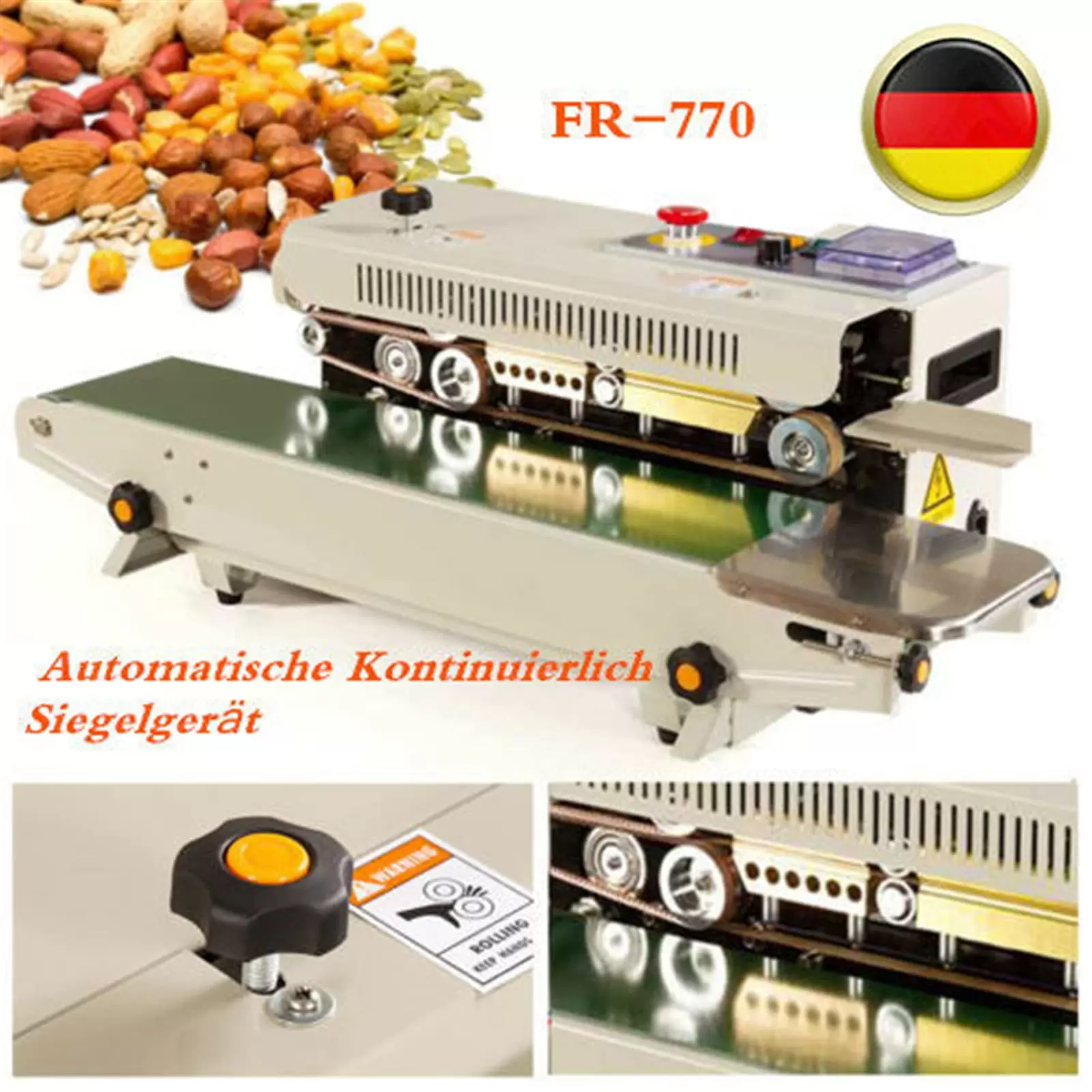 CNCEST-Automatic Continuous Plastic Sealing Machine 0-300°C CNCEST-Automatic Continuous Plastic Sealing Machine 0-300°C