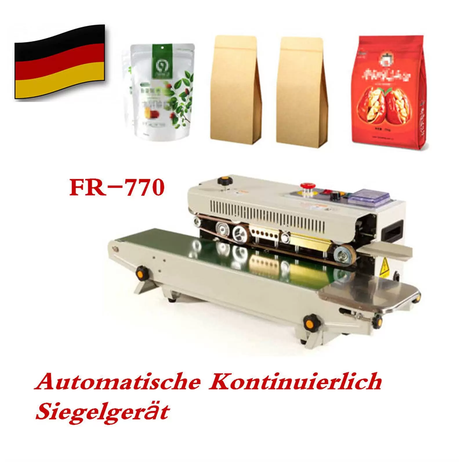 CNCEST-Automatic Continuous Plastic Sealing Machine 0-300°C CNCEST-Automatic Continuous Plastic Sealing Machine 0-300°C