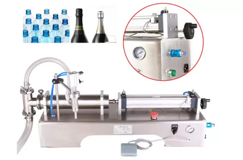 100-1000ml - Automatic Pneumatic Filling Machine - Cosmetic Liquid Filling Machine 100-1000ml - Automatic Pneumatic Filling Machine - Cosmetic Liquid Filling Machine