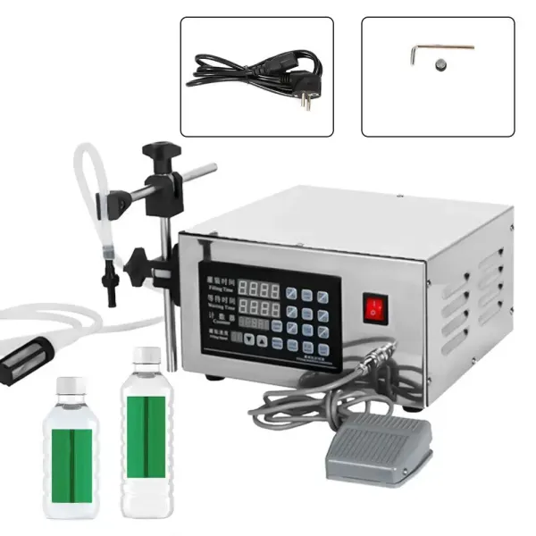 LT130 Automatic Filling Machine with Digital Control and Liquid 220V 50W Automatic Digital Control Filling Machine Used in Chemistry Food Beverage