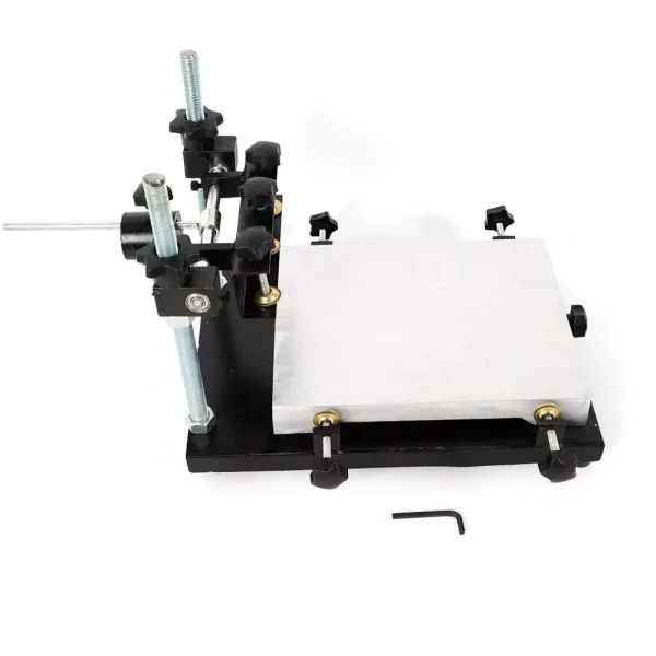 300X240MM Manual Adjustable Aluminum Plate Printing Table