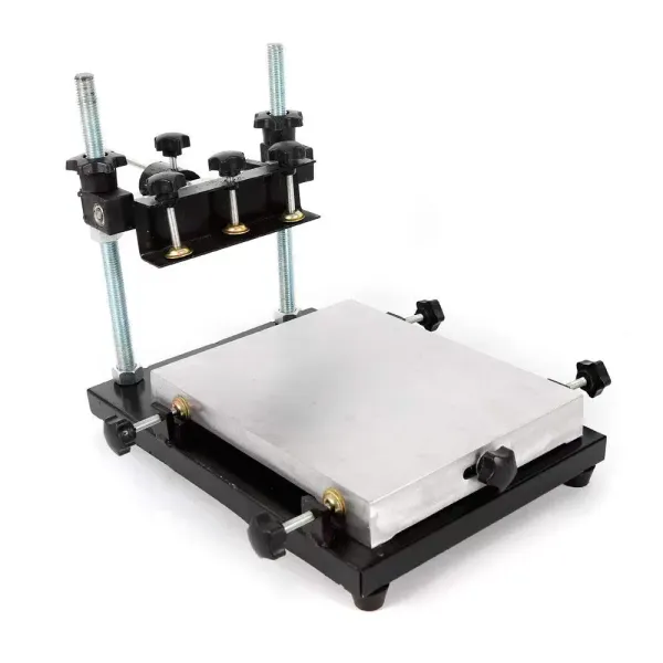 300X240MM Manual Adjustable Aluminum Plate Printing Table