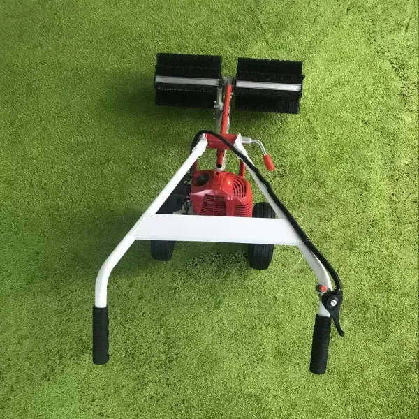43CC 2-stroke Gas Broom Driveway And Lawn Power Broom Lawn Sweeper Hand Broom Cleaning Tool 2-stroke Gasoline Engine For Cleaning