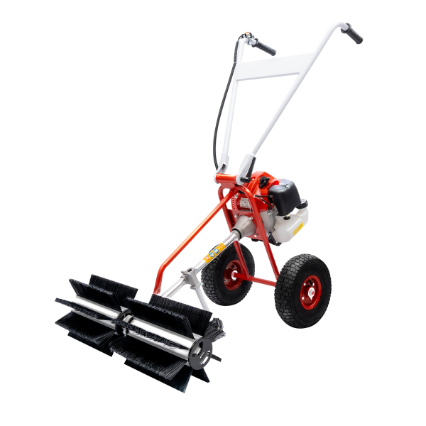 43CC 2-stroke Gas Broom Driveway And Lawn Power Broom Lawn Sweeper Hand Broom Cleaning Tool 2-stroke Gasoline Engine For Cleaning