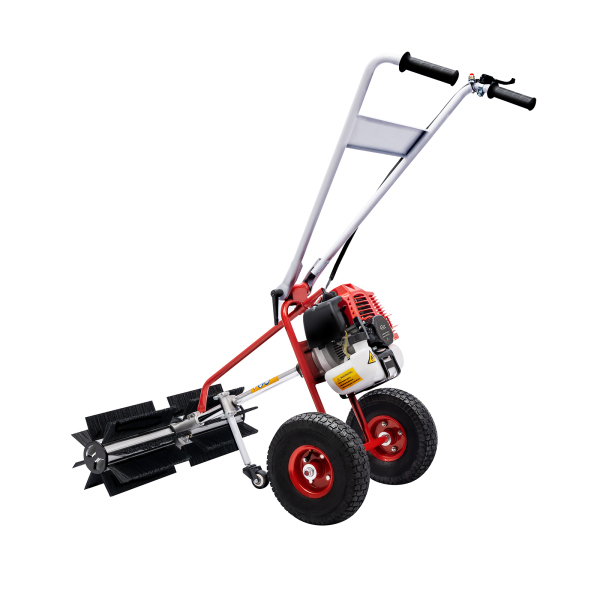 43CC 2-stroke Gas Broom Driveway And Lawn Power Broom Lawn Sweeper Hand Broom Cleaning Tool 2-stroke Gasoline Engine For Cleaning