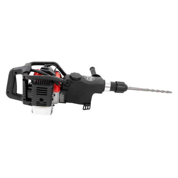 30J Gasoline Demolition Hammer 3200 RPM Drill Hammer with Pointed and Flat Chisel Demolition Jack Hammer Applies To Drilling Holes In Concrete