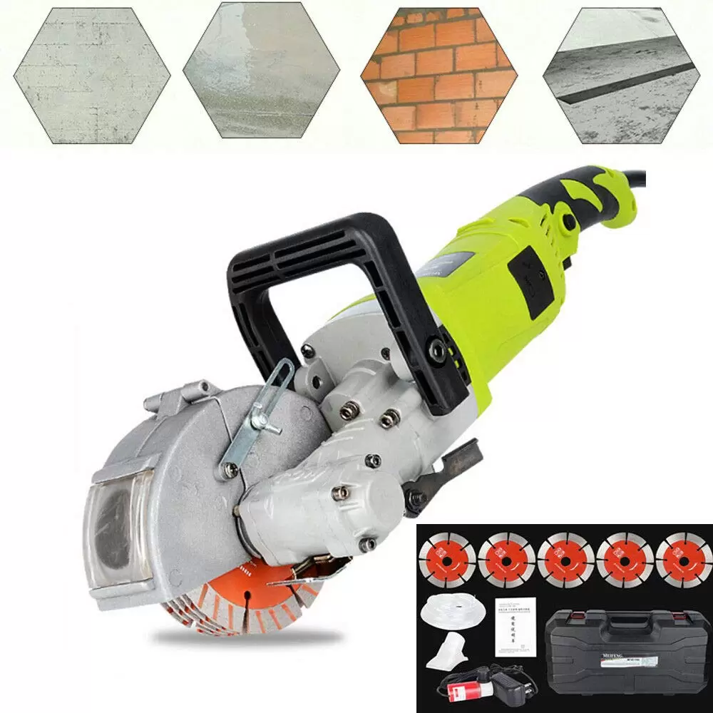 4000W Electric Wall Chaser Groove Cutting Machine Slotting Machine Wall Slotting Machine For Cutting Mineral Materials Very Convenient