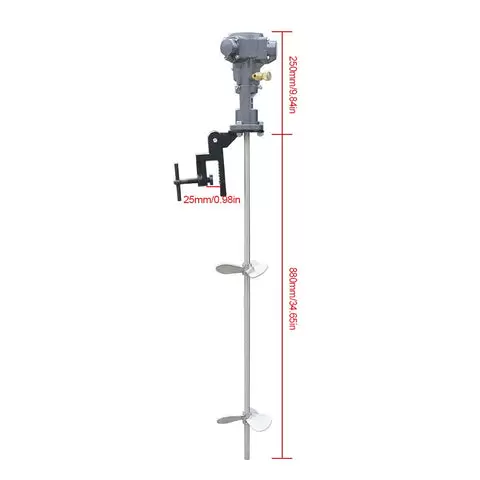 Mélangeur pneumatique pour machine à mélanger, Agitateur