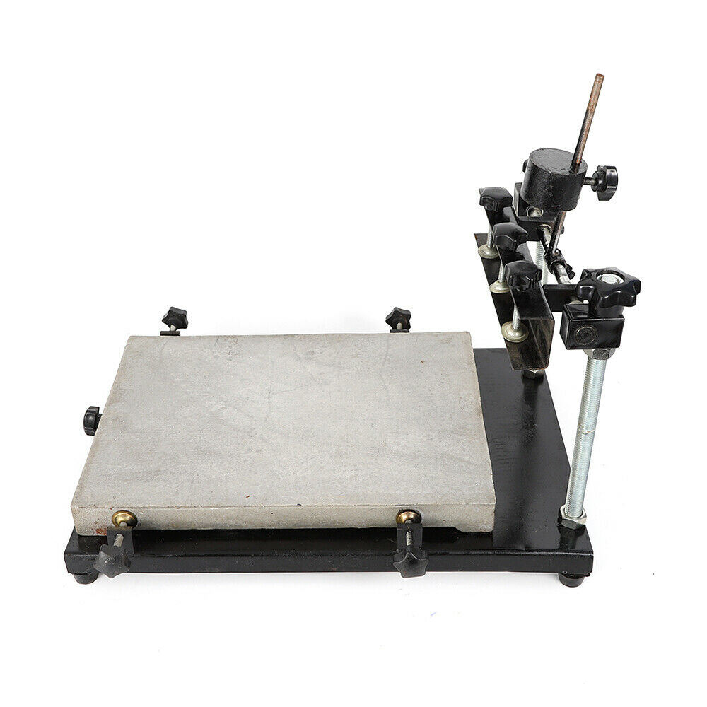 44 x 32cm Manual Stencil Printing Machine Stencil Printer Height 0-120mm Excellent Performance For Precision Printing Of Small Areas 44 x 32cm Manual Stencil Printing Machine Stencil Printer Height 0-120mm Excellent Performance For Precision Printing Of Small Areas