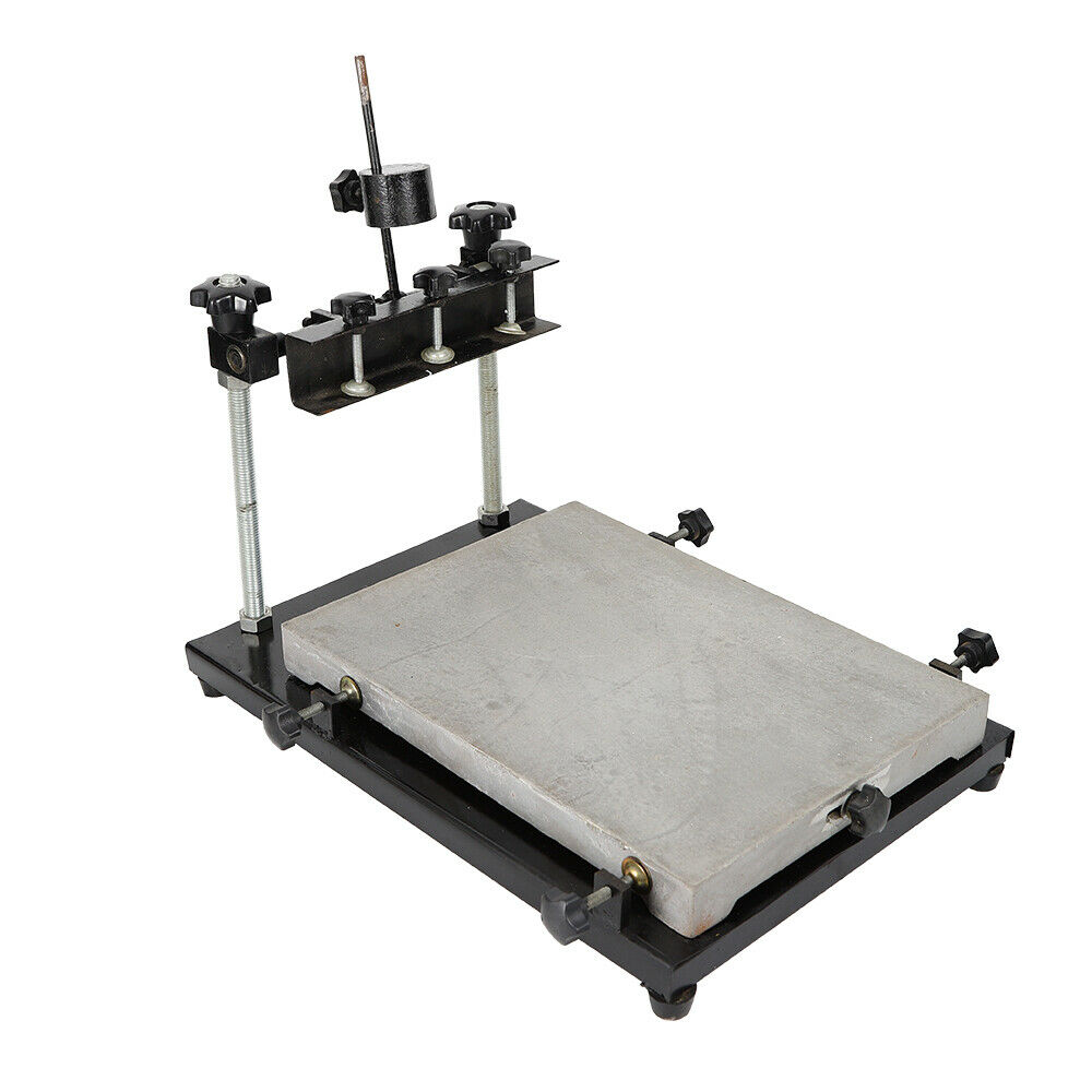 44 x 32cm Manual Stencil Printing Machine Stencil Printer Height 0-120mm Excellent Performance For Precision Printing Of Small Areas