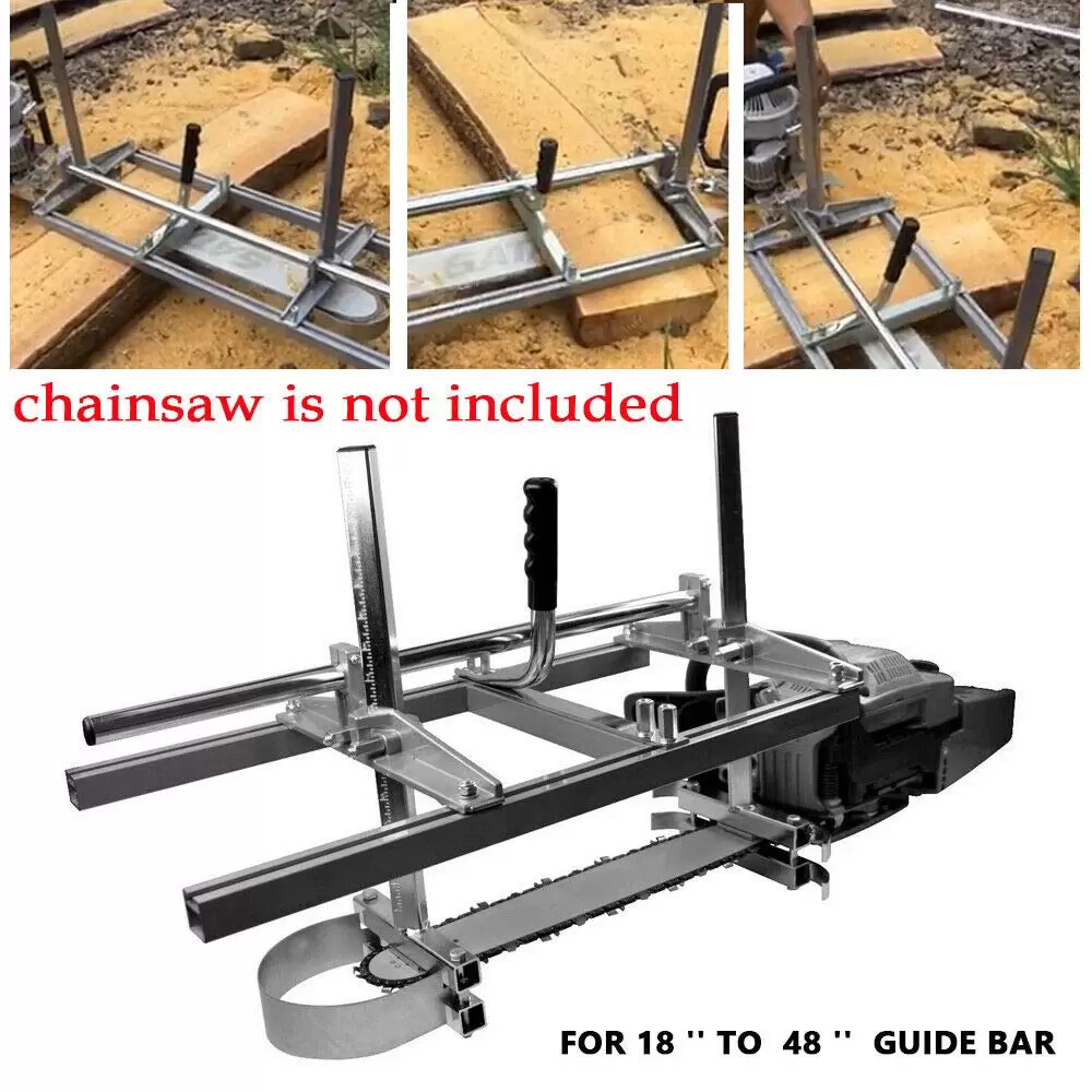 Chainsaw Mill Lightweight Wood Cutting Machine Aluminum Parallel Bar Planking Portable Chainsaw Mill Planking Milling Bar Chainsaw Mill Lightweight Wood Cutting Machine Aluminum Parallel Bar Planking Portable Chainsaw Mill Planking Milling Bar