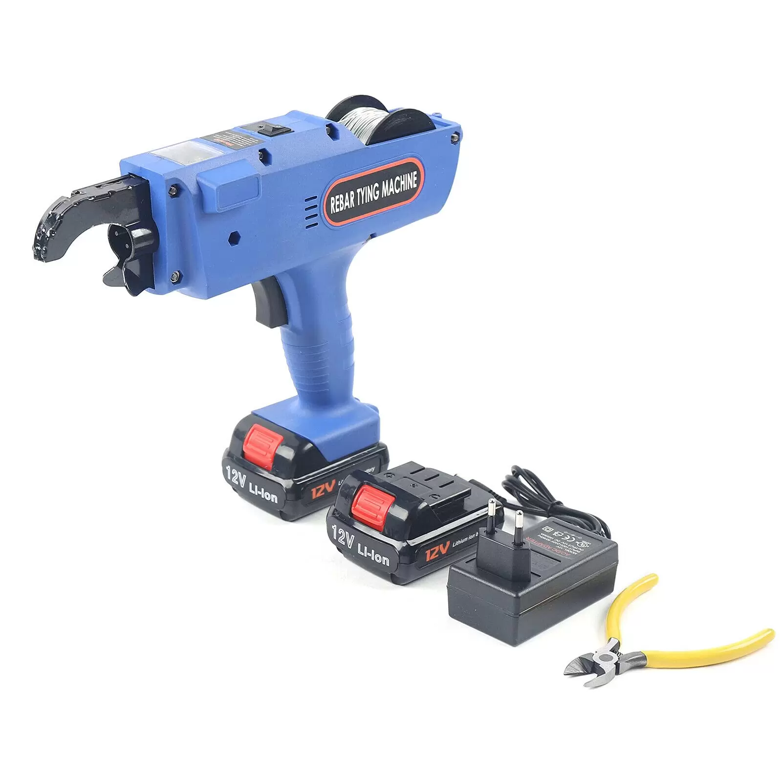 Electrical Bonding Rebar, Hand Held Electrical Bonding Tools, Civil Building Armature Machine 8-34mm(Blue)