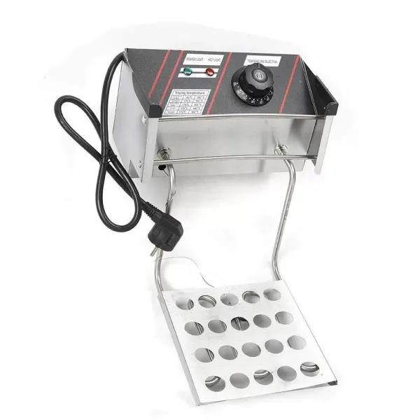 Electric Stainless Steel Fryer with Stainless Steel Lid 5.5 L  2500 W with Temperature Control Indicator Light Basket Lid Thick Tank for Buffalo Wings Chicken