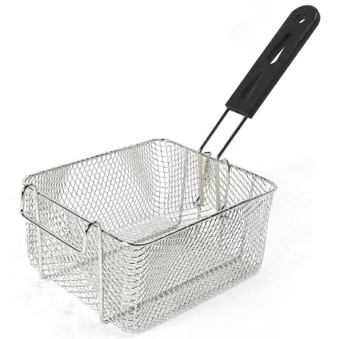 Stainless Steel Double Fryer 12L Cold Zones Double Electric Fryer Thermostat 60-200°C with Basket and Lid