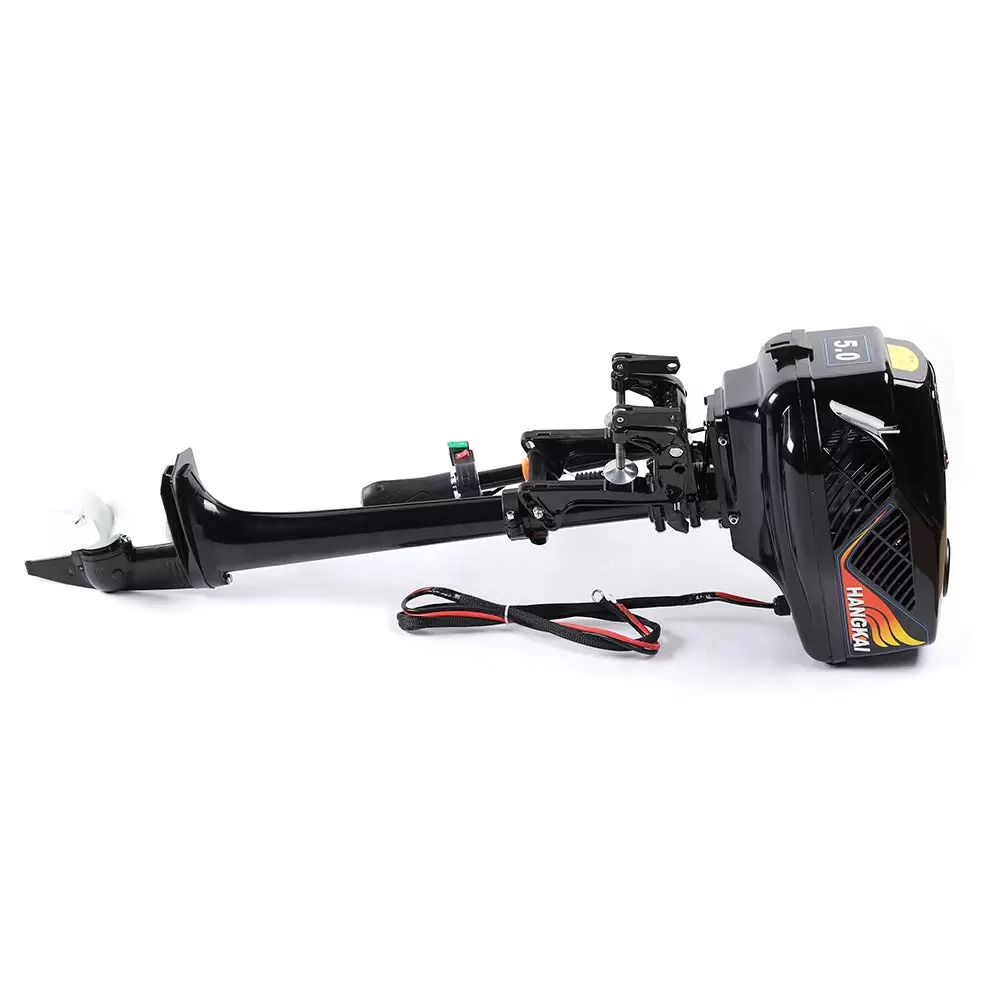 1200W 48V Outboard Motor Gasoline Engine Boat Motor Omni Muffler Directional Turn Key Electric Underwater Outboard Motor Trolling Motor
