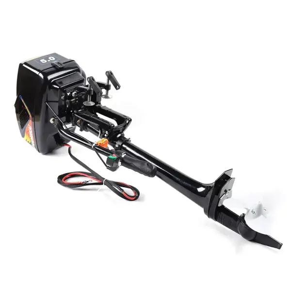 1200W 48V Outboard Motor Gasoline Engine Boat Motor Omni Muffler Directional Turn Key Electric Underwater Outboard Motor Trolling Motor