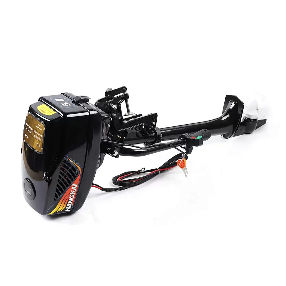 1200W 48V Outboard Motor Gasoline Engine Boat Motor Omni Muffler Directional Turn Key Electric Underwater Outboard Motor Trolling Motor