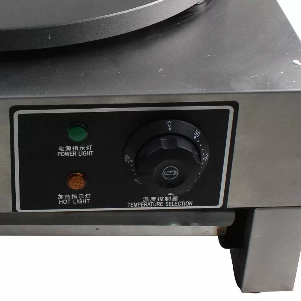 Crepe Machine - 3000 W - Non-Stick Stainless Steel Coating - For Crepes, Pancakes, Omelettes, Palate Ham Crepe Machine - 3000 W - Non-Stick Stainless Steel Coating - For Crepes, Pancakes, Omelettes, Palate Ham
