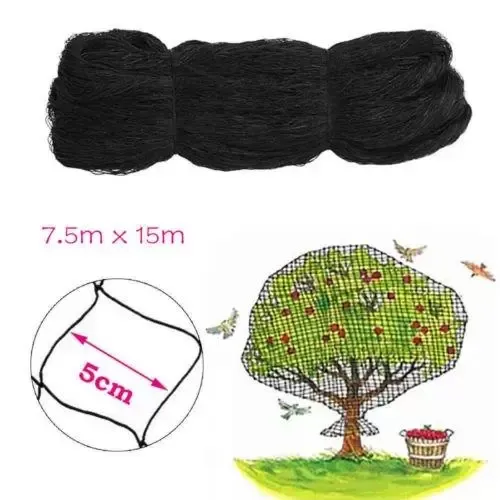 CNCEST 30X15M Bird Protection Netting Protects Fruit Trees From Damage Used As Orchard Netting Vegetable Garden Netting Garden Netting