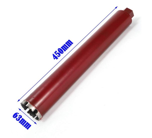 63mm Diamond core drill bit Wet and Dry core drill bit Length 63mm Diamond core drill bit Wet and Dry core drill bit Length