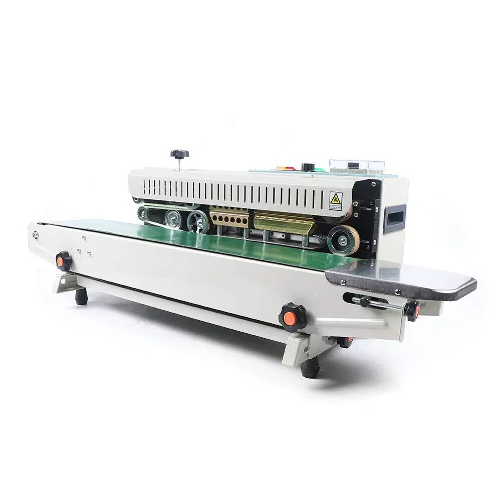 Automatic Continuous Belt Sealer 0-2m/min Sealing Speed Continuous Bag FR-900 Sealer Suitable for Film and Plastic Bags Green Automatic Continuous Belt Sealer 0-2m/min Sealing Speed Continuous Bag FR-900 Sealer Suitable for Film and Plastic Bags Green