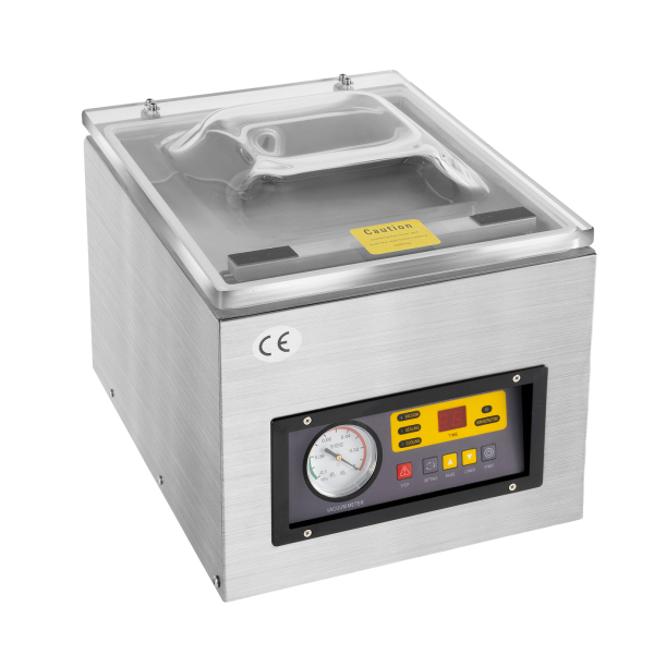 2CFM Stainless Steel Bell Vacuum Machine - 120W Vacuum Packaging Machine