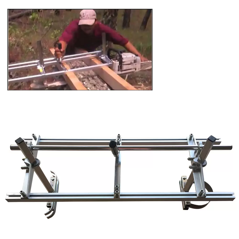 14"-24" Chainsaw Mill Lightweight Wood Cutting Machine Aluminum Parallel Bar Planking Portable Chainsaw Mill Planking Milling Bar 14"-24" Chainsaw Mill Lightweight Wood Cutting Machine Aluminum Parallel Bar Planking Portable Chainsaw Mill Planking Milling Bar