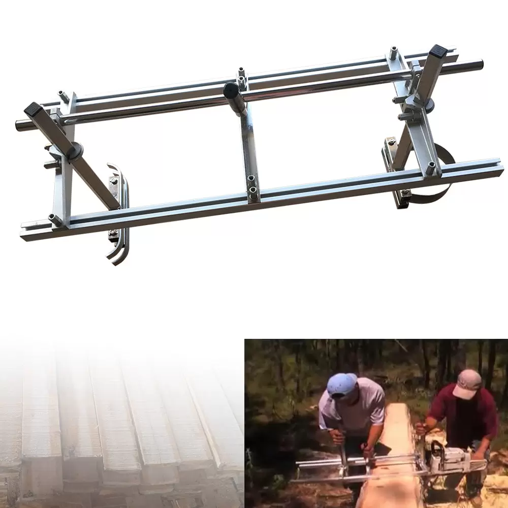 14"-24" Chainsaw Mill Lightweight Wood Cutting Machine Aluminum Parallel Bar Planking Portable Chainsaw Mill Planking Milling Bar 14"-24" Chainsaw Mill Lightweight Wood Cutting Machine Aluminum Parallel Bar Planking Portable Chainsaw Mill Planking Milling Bar