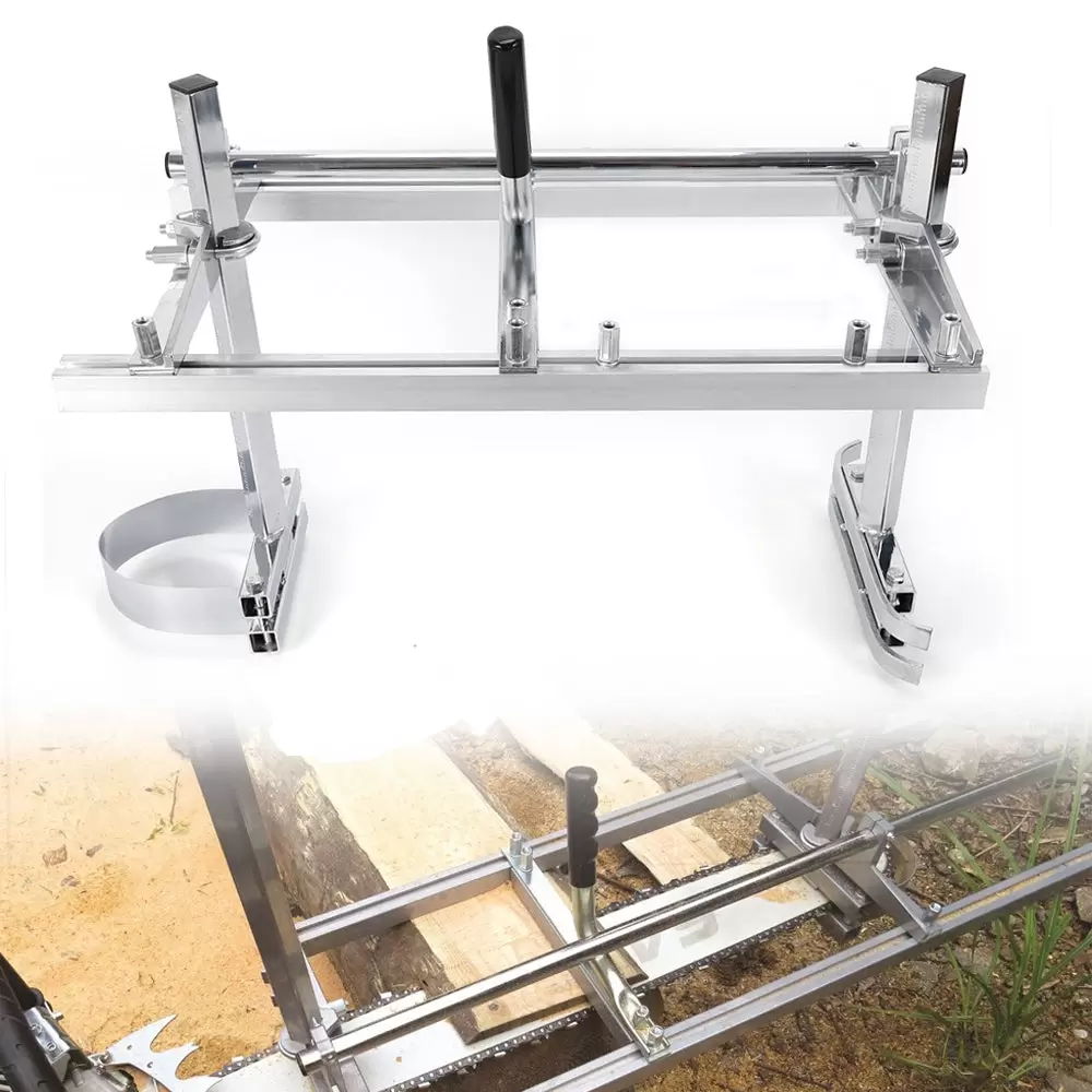 14"-24" Chainsaw Mill Lightweight Wood Cutting Machine Aluminum Parallel Bar Planking Portable Chainsaw Mill Planking Milling Bar 14"-24" Chainsaw Mill Lightweight Wood Cutting Machine Aluminum Parallel Bar Planking Portable Chainsaw Mill Planking Milling Bar