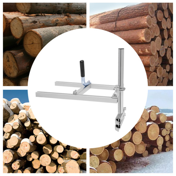 Chainsaw Mill 14-20" Portable Chainsaw Mobile Sawmill Small Wood 14~20" Portable Adjustable Chain Saw Milling Chainsaw Mill Attachment Planking