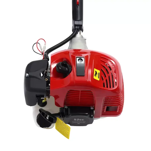 1.7 kW / 2.3 HP 52CC Petrol Sweeper Motor Broom Sweeper Motor Broom Snow Blower Handheld Power Broom with A Powerful Fuel Engine  for Grooming Lawns