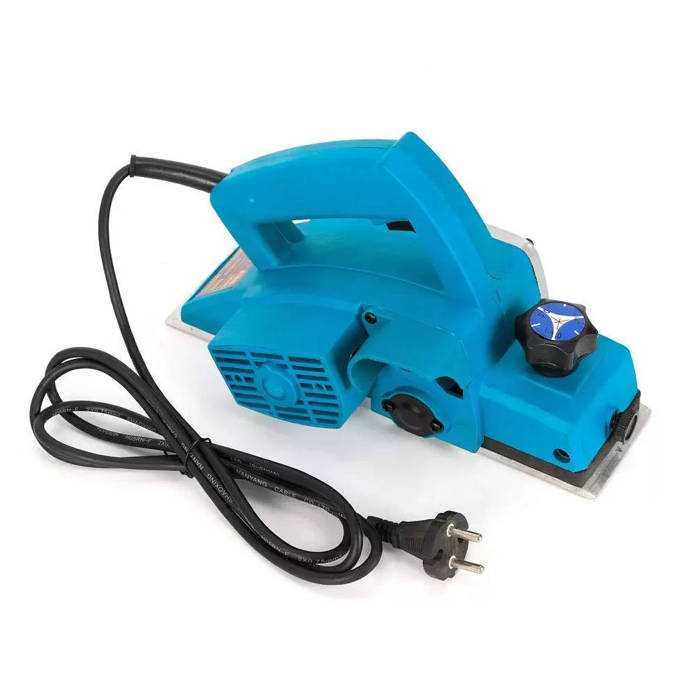 Eletric Power Planer 380 W Parallel guides for wooden plane alignment