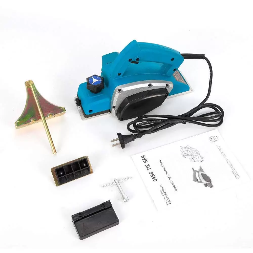 Eletric Power Planer 380 W Parallel guides for wooden plane alignment Eletric Power Planer 380 W Parallel guides for wooden plane alignment