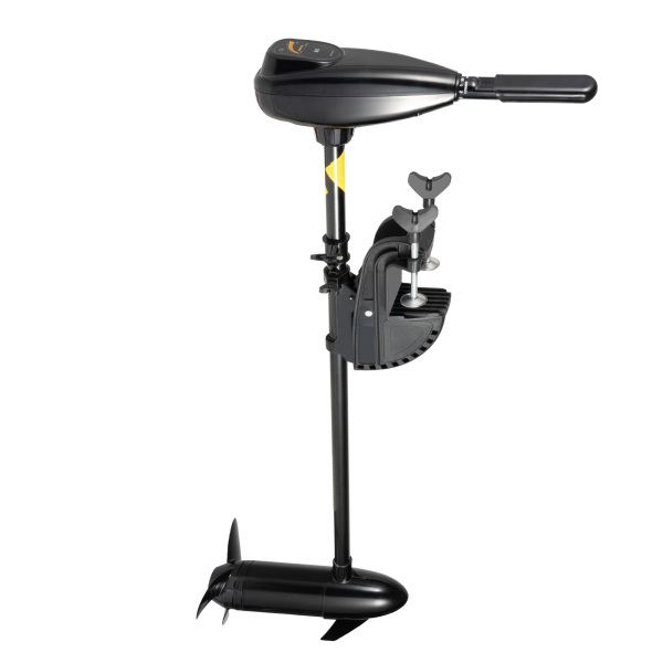 High Performance Boat Motor Electric Trolling Outboard Motor For Inflatable Fishing Boat 12V-80LBS Electric Outboard Motor 1.2 HP Non-slip Handle Corrosion Resistant