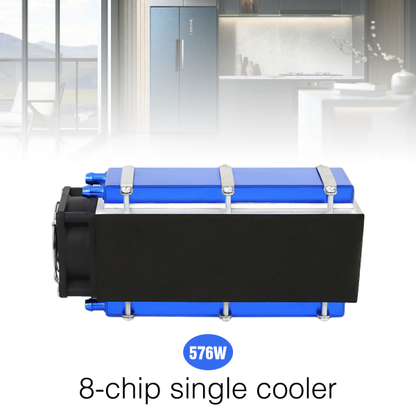 576W Peltier Module Thermoelectric Peltier Cooling System Support Space 1-2 Cubes 8 Chip DIY Peltier Cooler 576w Water Cooling Device 12V 576W Peltier Module Thermoelectric Peltier Cooling System Support Space 1-2 Cubes 8 Chip DIY Peltier Cooler 576w Water Cooling Device 12V