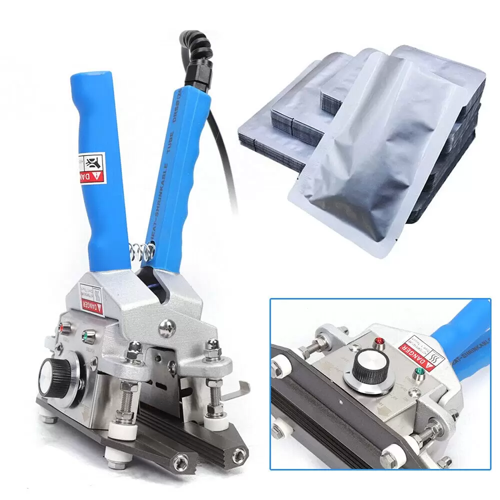 Portable Handheld Sealer Sealing Machine Direct Heat Sealing Machine 300W Suitable For Thick Bags Made Of Steel For Long Term Use Portable Handheld Sealer Sealing Machine Direct Heat Sealing Machine 300W Suitable For Thick Bags Made Of Steel For Long Term Use